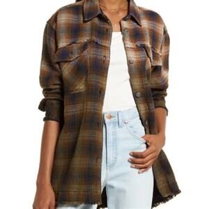 Free People Anneli Shirt Jacket - Medium